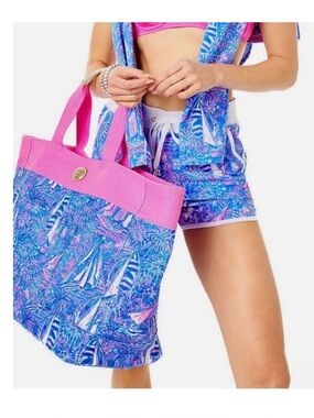 Lilly Pulitzer JUMBO Mercato Tote NWT